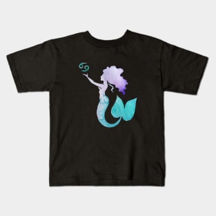 MoonChild Cancer Mermaid Kids T-Shirt